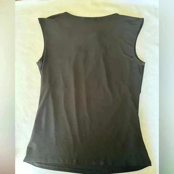 Attention Black Tank Top - Picture 2 of 3